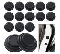 Knpwer 40 juntas amortiguadoras para puerta de coche, amortiguador de choque para puerta de coche, piezas de coche y accesorios para colisiones de puerta (negro)