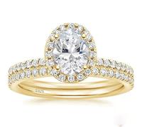 KnSam Anillo de boda para mujer, plata de ley 925, anillo de eternidad con circonitas, anillo de compromiso nórdico, Plata de ley, Circonita cúbica