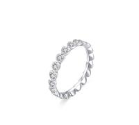 KnSam Anillo solitario de oro amarillo Au750 de 18 quilates, joyas de oro auténtico, corazón de amistad con moissanita, par de anillos de platino 950, talla 47-65, Oro blanco 375 de 9 quilates