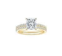 KnSam Anillos de amistad para mujer, plata de ley 925, anillo de eternidad, 2 unidades, anillo de mujer con circonita, anillo de compromiso para mujer, Plata de ley, Circonita cúbica