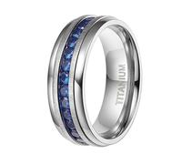 KnSam Anillos para hombre de acero de tungsteno, anillo de eternidad, anillo de amistad para amigos, hombres, unisex anillos de boda, Acero de tungsteno, Sin circonita