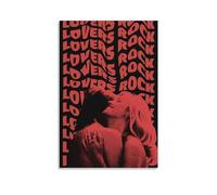 Knsswed Lovers Rock TV Girl - Álbum de música de salida francesa para dormitorio, lienzo estético para decoración de pared, 20 x 30 cm