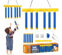 Knubbuf Catching Sticks Game Reaction Training Toy, Falling Sticks Catching Game, Drop It Catch It Win It Game, 3 Falling Speeds Adjustable, Hand Eye Coordination Training (A Set)
