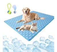 Knubbuf Dog Cooling Mat & Washable Cooling Blanket for Dogs and Cats, Pet Coolings Mat for Summer Heat Relief, Large Cool Mats for Dogs, Ideal for Outdoor Dog Bed, Crate and Kennel (XL-100 * 70CM)