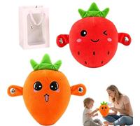 Knubbuf Interactive Music Plush Toy, Touch-Sensitive Banana Stuffed Animal with Sounds, Fun Sensory Rhythm Piano Doll for Parent-Child Play and Early Education (2Pcs-B)