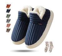 Knubbuf Pluffi Comfy Slippers Women, Pluffi the Cozy & Stylish Slipper, Unisex Winter Cozy Fashion Plush Warm Home (Blue, M, Adulto, 42, Números (rango), Sistema tallas calzado EU, 43, mediano)