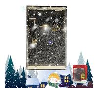 Knubbuf Quicksand Snow Scene Night Light DIY Materials, Snow Night Flow Hemp Small Night Light, Snowy Lamp Night Light, Christmas Night Light, DIY Lamp Kit, Snowflake Lights (1)