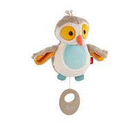 Sigikid 42545 - Caja de música para niños y niñas, diseño de búho con melodía de Harry Potter, Recomendada a Partir de 0 Meses, Color Beige y Azul