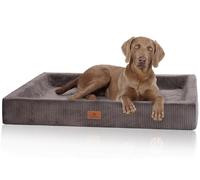 Knuffelwuff Santiago XL - Cama ortopédica para perros (105 x 80 cm, funda extraíble, lavable, para perros grandes, medianos y pequeños)