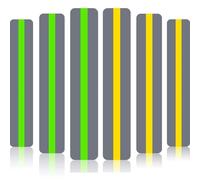 KNUIUYY 10 pcs Tiras de Lectura Guiadas,Marcadores de Colores para Resaltar y Reducir el Estrés Visual,para la Enseñanza y Ayuda a la Lectura,para Dislexia
