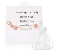 KNUIUYY Quieres Ser mi Madrina y Quieres ser mi Padrino, Tarjetas Regalo o Tarjetas con Sobre Ideas Originales Peticion Padrino y Madrina Bautizo o Boda con Sobre