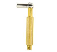 Knurled Drum Wrench, Universal Metal Tuning Tool, Easy to Use for Musical Instrument Adjustment, Teeth Design for Grip and Stability, Multifunctional Accessory for Drums and Gongs (WE22 Gold)