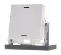KNX Button Light 55, 1 vía, RGBW, con sensor de temperatura, blanco puro brillante, neutro