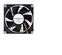 KNYCVDJ DC 5V 12V 24V 80mm 8025 Cooling Fan 80x80x25mm Cooler Fans PC Case CPU Brushless Cooler 8cm Sleeve/Dual Ball Bearing Radiator(12V Oil 3PIN-3510)