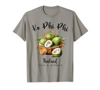 Ko Phi Phi Coconut Tailandia Tropical Koh Island Vacaciones Camiseta