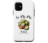 Ko Phi Phi Coconut Tailandia Tropical Koh Island Vacaciones Carcasa para iPhone 11