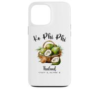 Ko Phi Phi Coconut Tailandia Tropical Koh Island Vacaciones Carcasa para iPhone 13 Pro Max
