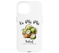 Ko Phi Phi Coconut Tailandia Tropical Koh Island Vacaciones Carcasa para iPhone 15