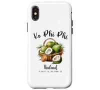 Ko Phi Phi Coconut Tailandia Tropical Koh Island Vacaciones Carcasa para iPhone X/XS