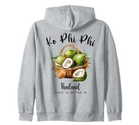Ko Phi Phi Coconut Tailandia Tropical Koh Island Vacaciones Sudadera con Capucha