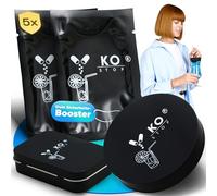Ko Stop Tapas protectoras para bebidas (paquete de 5): protección desechable contra gotas, insectos y pastillas, de color negro, fabricadas con látex de caucho natural