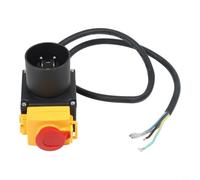 KOA7 - Interruptor de control industrial de 250 V con trifásico para parada de emergencia, interruptor de protección del motor para divisor de madera, interruptor electromagnético nominal IP54 con