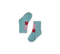 koaa Peppa Pig Smile - Peppa Pig - Calcetines cálidos para niños, niñas, sin costuras, calcetines de algodón, calcetines de invierno, calcetines deportivos, verde, 23-28