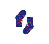 koaa Pippi Calcetín largo - P - Easy Socks Calcetines Unisex Niños y Adultos Azul/Rojo, azul / rojo, 41-46