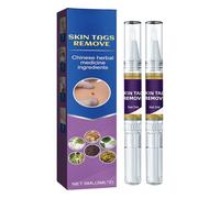 KOAHDE Bolígrafo de Líquido de Verrugas,Removedor de Verrugas,Quitar Marcas de Piel,Quita Verrugas Cuello Y Cara,Eliminación Rápida Y Segura de Etiquetas Y Lunares,Skin Tag Remover,2pc