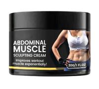 KOAHDE Crema anticelulitis abdominal,Crema para quemar grasa abdominal,Quema grasa vientre para mujeres crema de eliminación de celulitis,Crema muscular reafirmante abdominal,Crema muscular quema