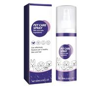 KOAHDE Cuidado de Heridas para Gatos,Spray para Heridas Perro,Cuidado de la Piel y Heridas para Mascotas,Spray Antiséptico para Perros Gatos,Spray para Heridas para Mascotas,60ML,1PC