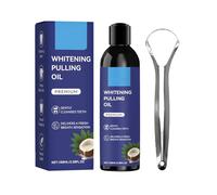 KOAHDE Oil Pulling,Enjuague Bucal con Aceite Blanqueador Natural,Natural Enjuague Bucal de Aceite de Coco & de Menta,100ML,1PC,para Enjuague Bucal,Blanqueamiento Dental,Aliento Fresco Saludables