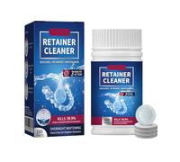 KOAHDE Tabletas Limpiadoras para Férula Dental,Limpieza para Aparatos Dentales,100PCS,Adecuado para la Limpieza de la Boca,el Cuidado de los Dientes y la Eliminación de Manchas de Suciedad Dental