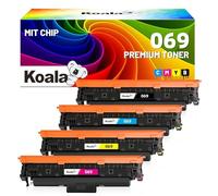 Koala 069 069H (con Chip) Cartucho de tóner Compatible con Canon 069 069H Toner Cartridge imageCLASS MF752Cdw LBP673Cdw MF753Cdw LBP674Cx LBP674Cdw MF751Cdw MF754Cdw MF755Cdw MF756Cx (4 Unidades)