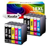 Koala 18XL Cartuchos de Tinta Compatible para Epson 18 XL 18XL T1811-T1814 | 18XL para Epson XP-102 XP-202 XP-305 XP-405 XP-205 XP-302 XP-402 XP-415 XP-412 XP-315 XP-312 XP-215 Tinta Impresora, 10-Pack