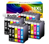 Koala 18XL Cartuchos de Tinta Compatible para Epson 18XL 18 XL T1811-T1814 | para Epson Expression Home XP-102 XP-202 XP-305 XP-405 XP-205 XP-302 XP-402 XP-415 XP-412 XP-315 XP-312 XP-215 Tinta, 20 Pack