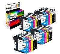 Koala 20-Pack Cartuchos de Tinta Compatible para Brother LC223 LC223XL para DCP-J4120DW DCP-J562DW MFC-J5320DW MFC-J480DW MFC-J680DW MFC-J4620DW MFC-J5620DW MFC-J5625DW (Negro Cian Magenta Amarillo)