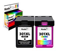 Koala 301 XL Cartuchos de Tinta Remanufacturado para HP 301XL 301 XL Compatible para HP OfficeJet 2620 2622 4504 4630 5534 Deskjet 1000 1010 1510 2050 2540 3050 Envy 4500 5530 5532 (1Negro 1Tricolor)
