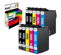 Koala 35xl Cartuchos de Tinta Reemplazo para Epson WF-4720DWF 4725DWF Tinta