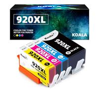 Koala 920XL Cartuchos compatibles con 920 XL 920XL Tinta Multipack para OfficeJet 6500A 6500 6000 7500 7000 (Negro, Cian, Magenta, Amarillo, 1 x 1200, 3 x 700 páginas)
