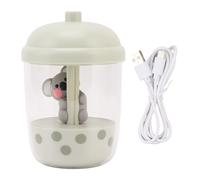 Koala Animal Humidifier Portable USB Cool Mist Humidifier Quiet Operation For Home Office Nursery ABS Plastic 300ml Water Capacity (Matcha)