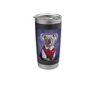 Koala Anuario Nerd Feo Vaso térmico de acero inoxidable de doble pared