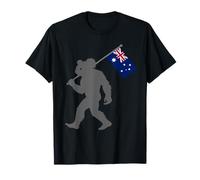 Koala Australiano con Bandera de Australia Camiseta