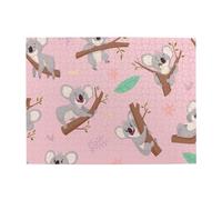 Koala Australiano, un Adorable Animal Salvaje, Rompecabezas de 500 Piezas para Adultos. Rompecabezas de Madera para Adultos Mayores.