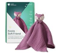 KOALA BABYCARE Doudou Bebe 40x40 cm de Algodón Orgánico | Peluche para Bebe Recién Nacido con Relleno Suave | Mantita Dudu para Niño o Niña | Muñeco Tranquilizador Desde 0 Meses