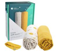 KOALA BABYCARE - Muselinas Bebe Algodon 120x120 - Paquete con 2 Unidades - Muselinas Grandes de algodón y como arrullo para recién Nacidos bebés