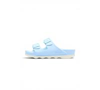 KOALA BAY | Popa | Sandalia de Pala para Mujer | Doble Hebilla Ajustable | Color Azul (Sistema tallas calzado EU, Números, 38, mediano, Mujer, Azul)