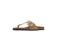 KOALA BAY | Xoco | Sandalia bio mujer hebilla | Sandalia plana cómoda verano | Sandalia dedo estilo casual | Calzado ergonómico diario (Taupe, Sistema tallas calzado EU, Adulto, Números, mediano, 39)