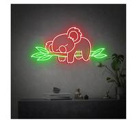 Koala Bear para letrero de neón Lindos animales Luz LED para USB 48cmx23cm(B)