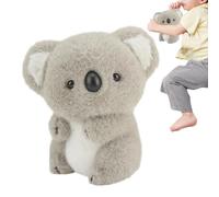 Koala Bear Stuffed Animal, Companion Plush Toy, Velvet Soothing and Calming for Mental Health, Nursery Decor, Hospital Stay, Baby Shower, and Travel, 4.72x4.72x9.45 Inches